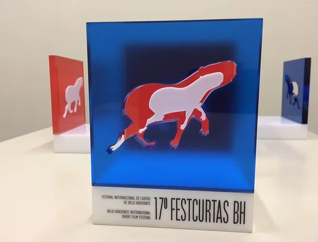 Troféu em acrílico
